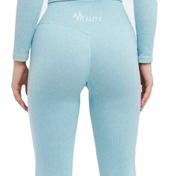 Ribbed high waisted leggings - Picture 2 of 6